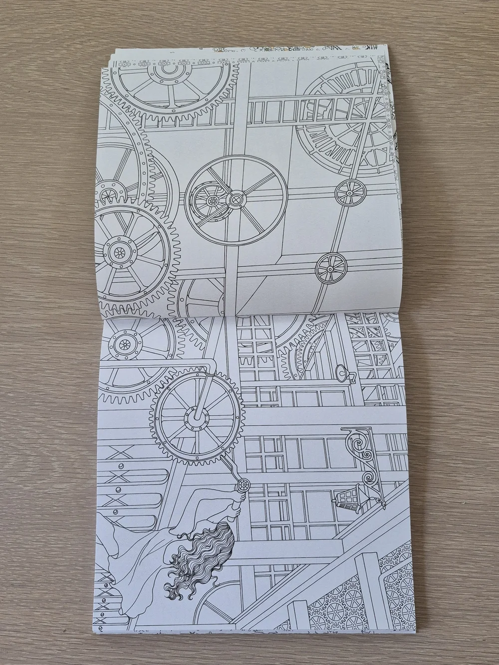 The Time Garden Coloring Book – White with Gold Accents